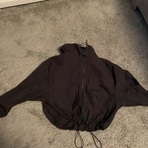 Black Windbreaker Jacket